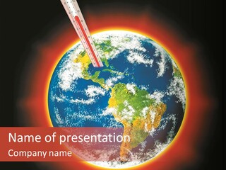 Warm Damage Global PowerPoint Template