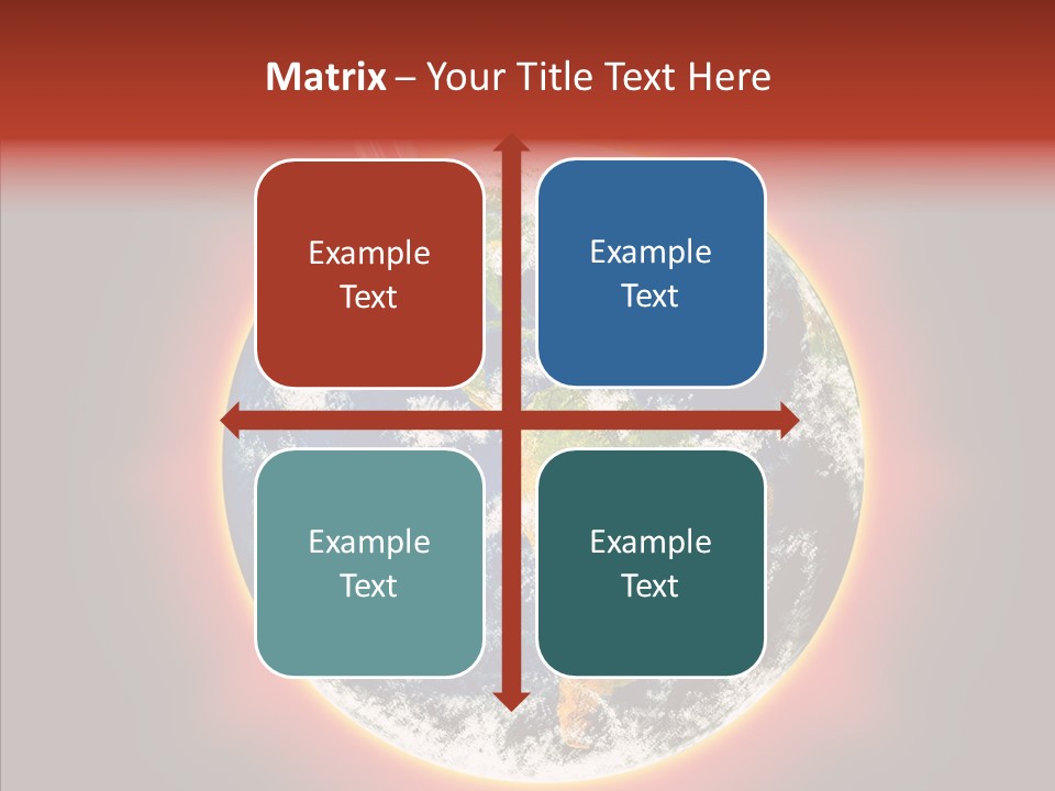 Warm Damage Global PowerPoint Template