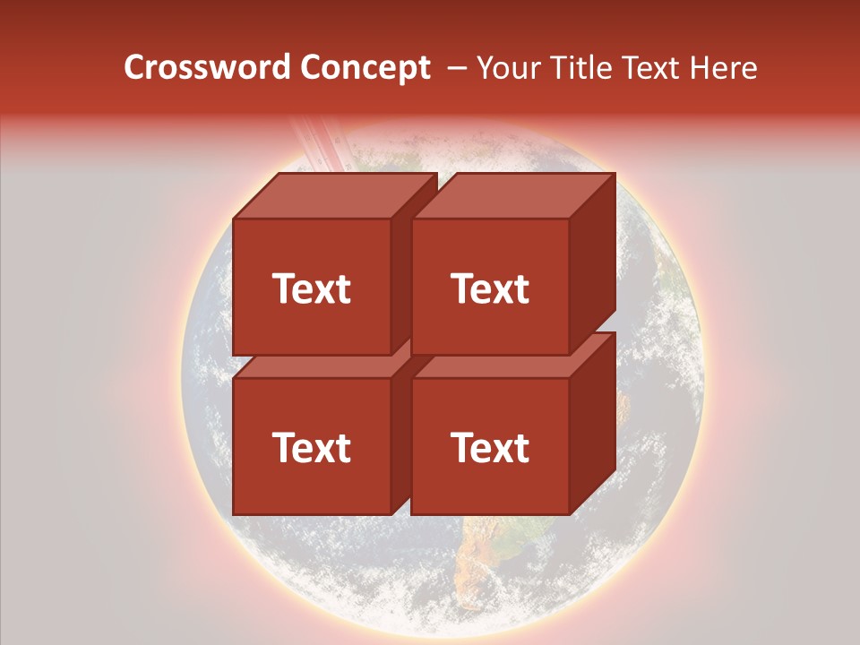 Warm Damage Global PowerPoint Template