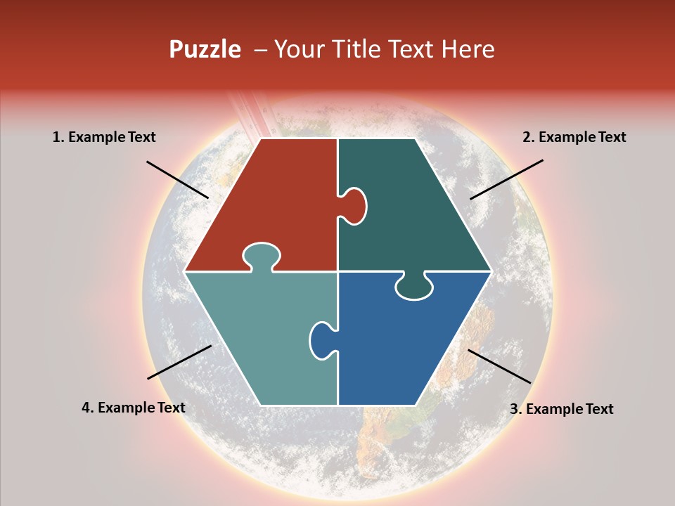 Warm Damage Global PowerPoint Template