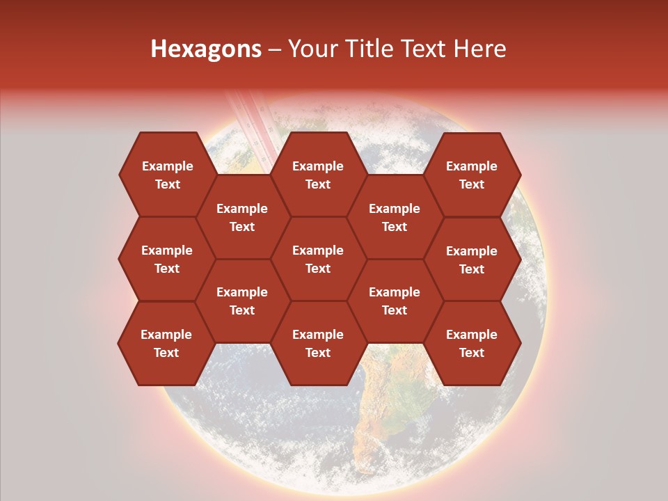 Warm Damage Global PowerPoint Template