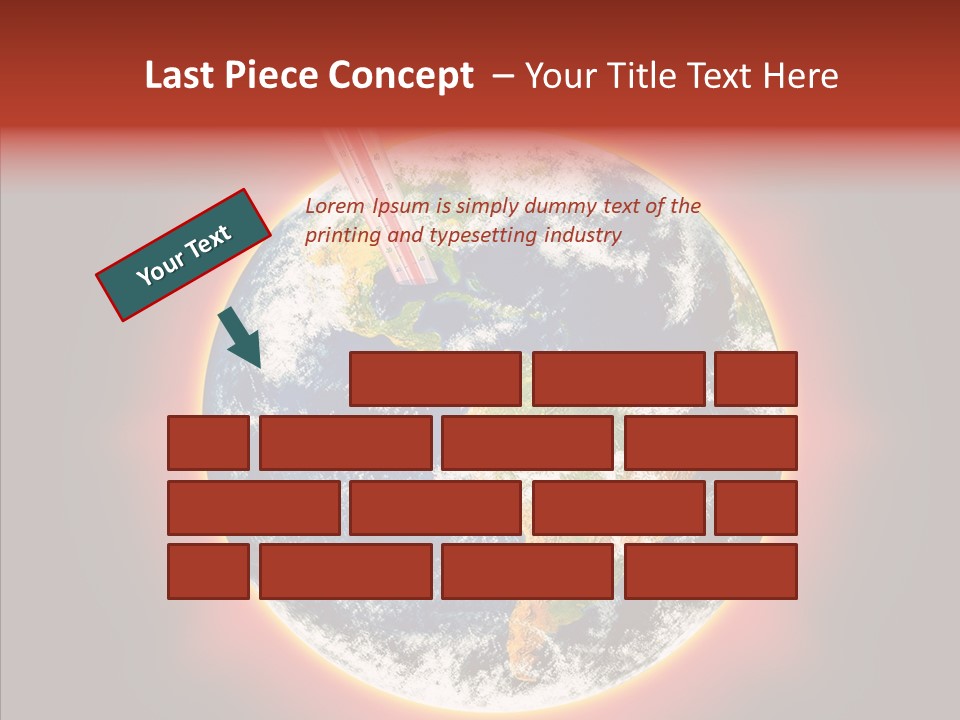 Warm Damage Global PowerPoint Template