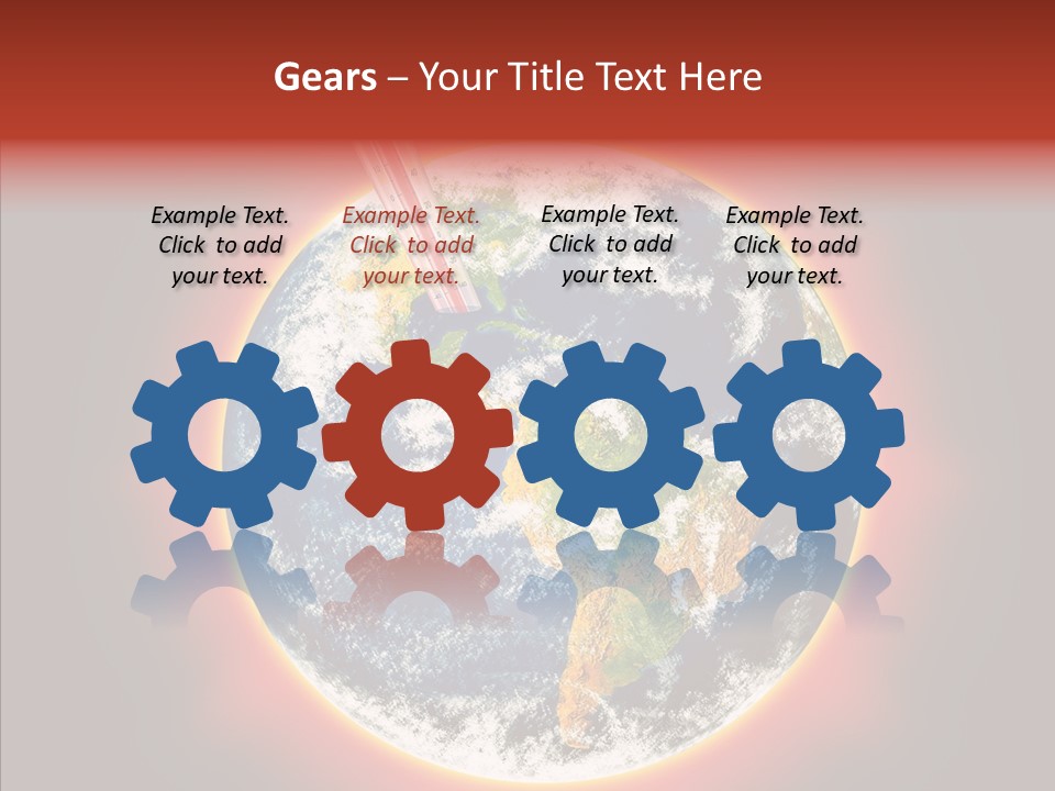 Warm Damage Global PowerPoint Template