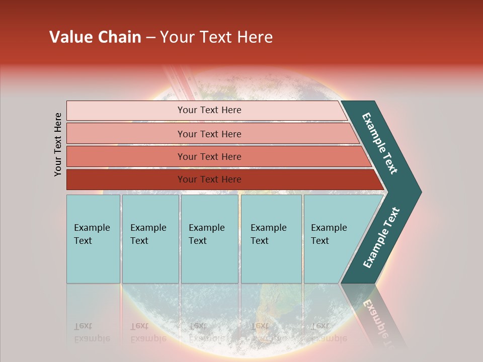 Warm Damage Global PowerPoint Template