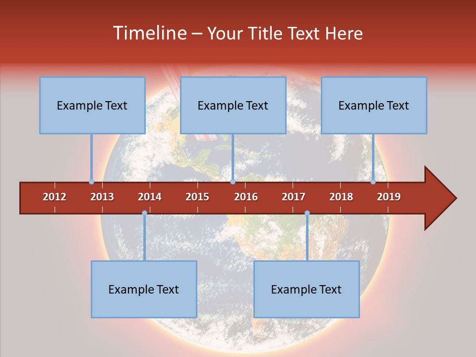 Warm Damage Global PowerPoint Template