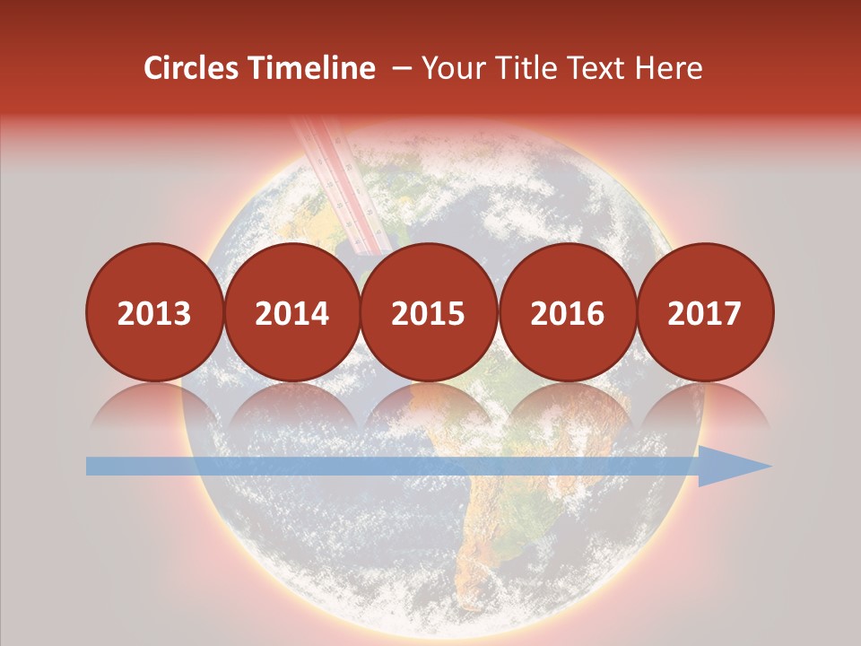 Warm Damage Global PowerPoint Template