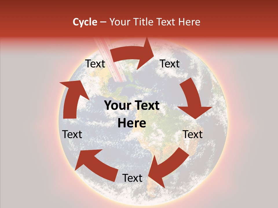 Warm Damage Global PowerPoint Template