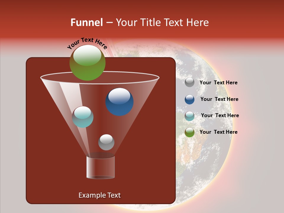 Warm Damage Global PowerPoint Template