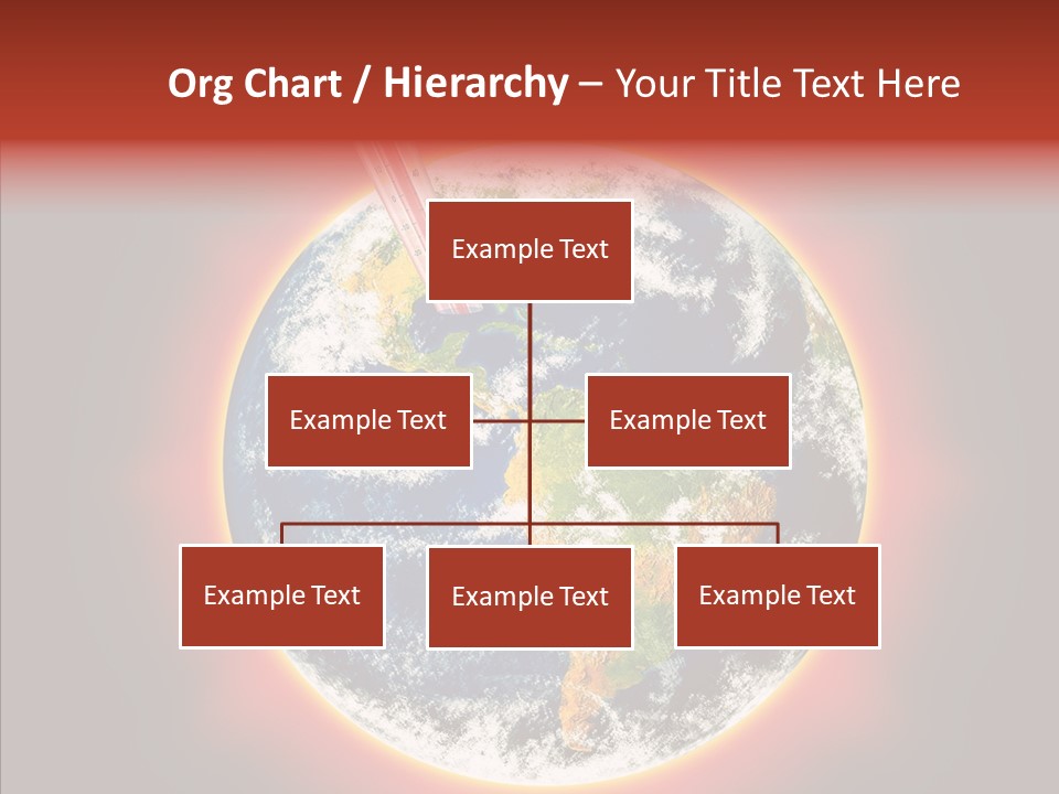 Warm Damage Global PowerPoint Template