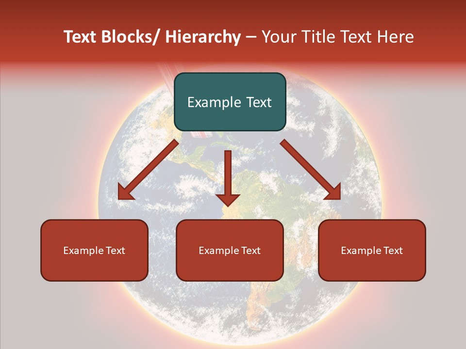 Warm Damage Global PowerPoint Template