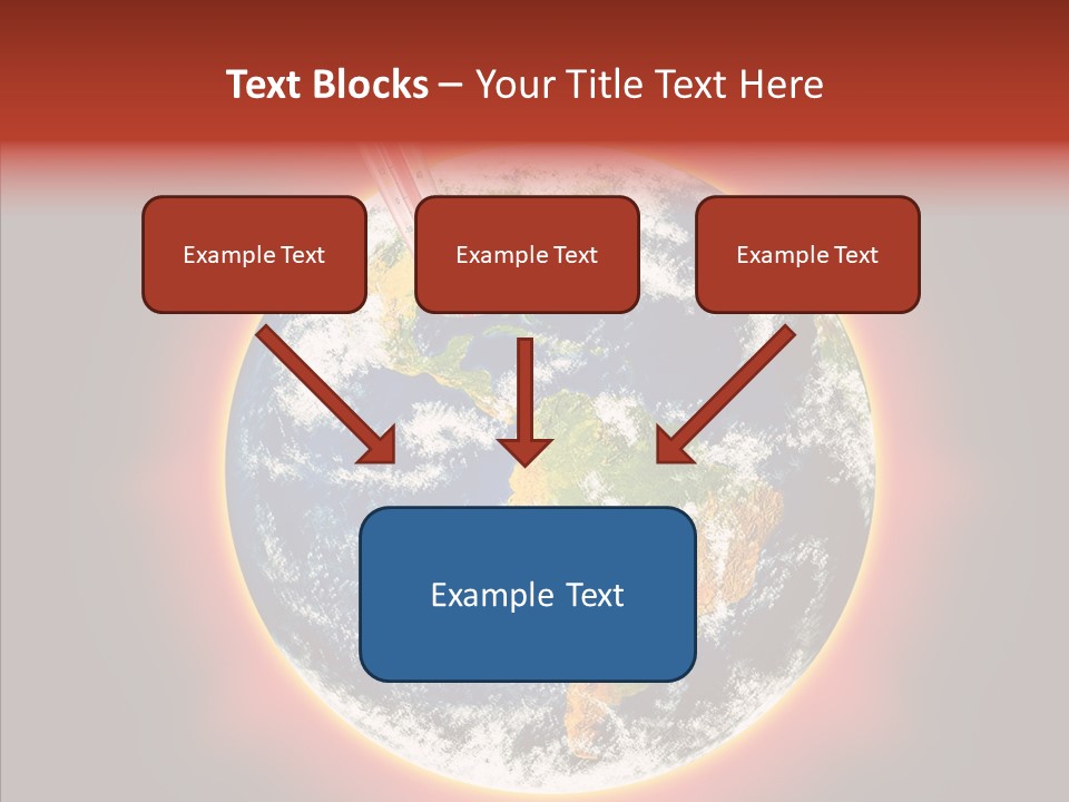 Warm Damage Global PowerPoint Template