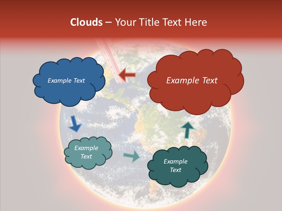 Warm Damage Global PowerPoint Template