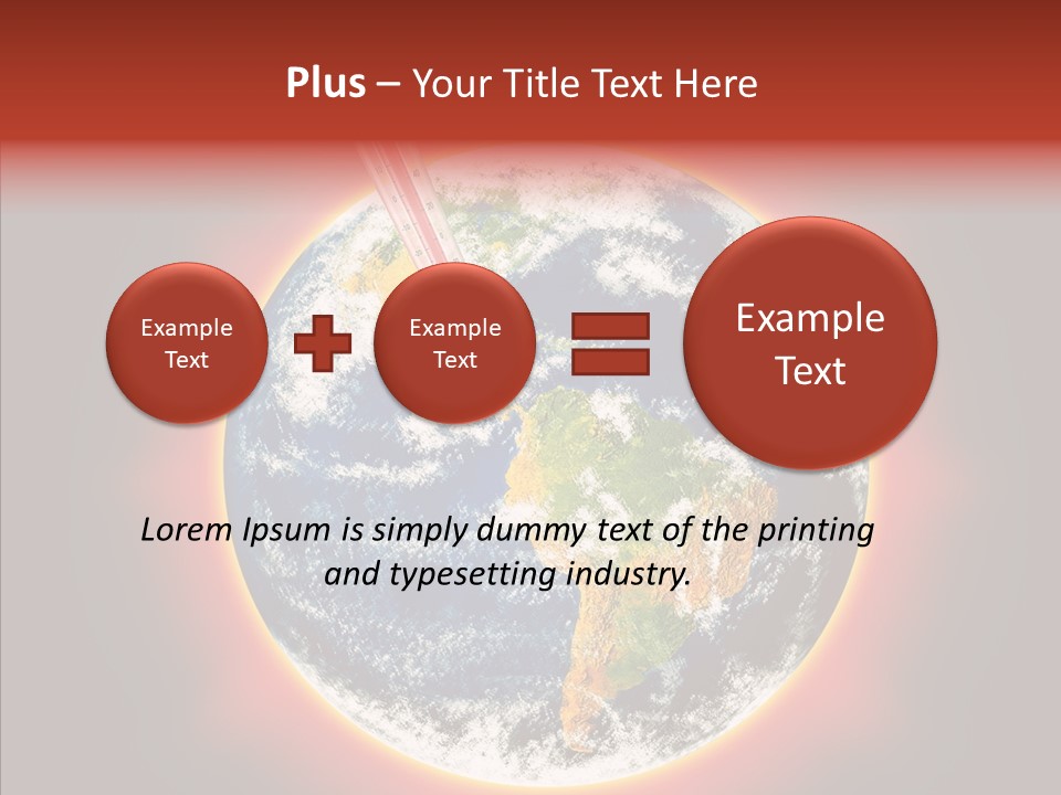 Warm Damage Global PowerPoint Template