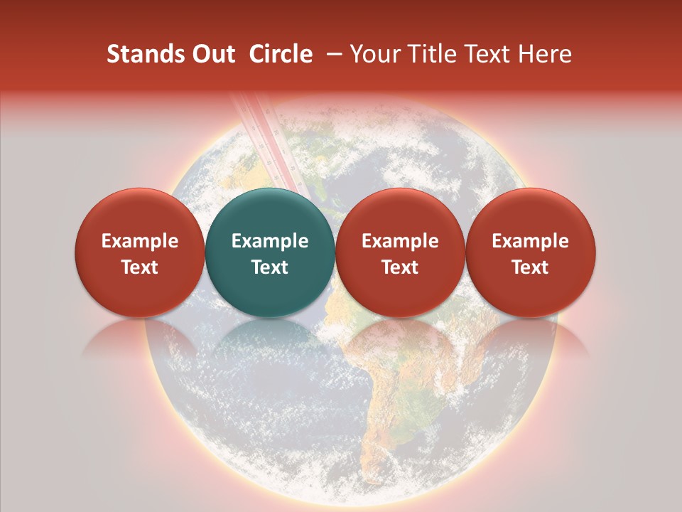 Warm Damage Global PowerPoint Template