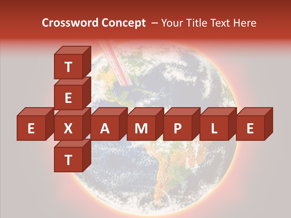 Warm Damage Global PowerPoint Template