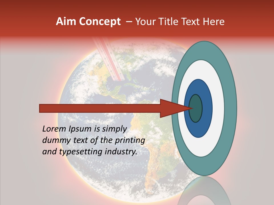 Warm Damage Global PowerPoint Template