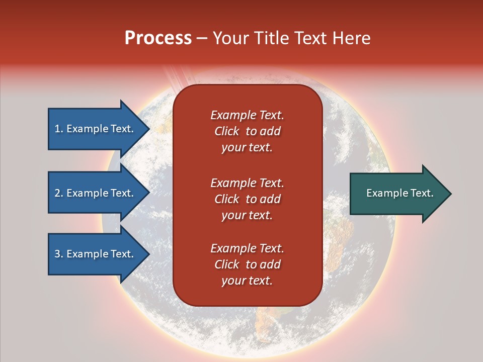 Warm Damage Global PowerPoint Template