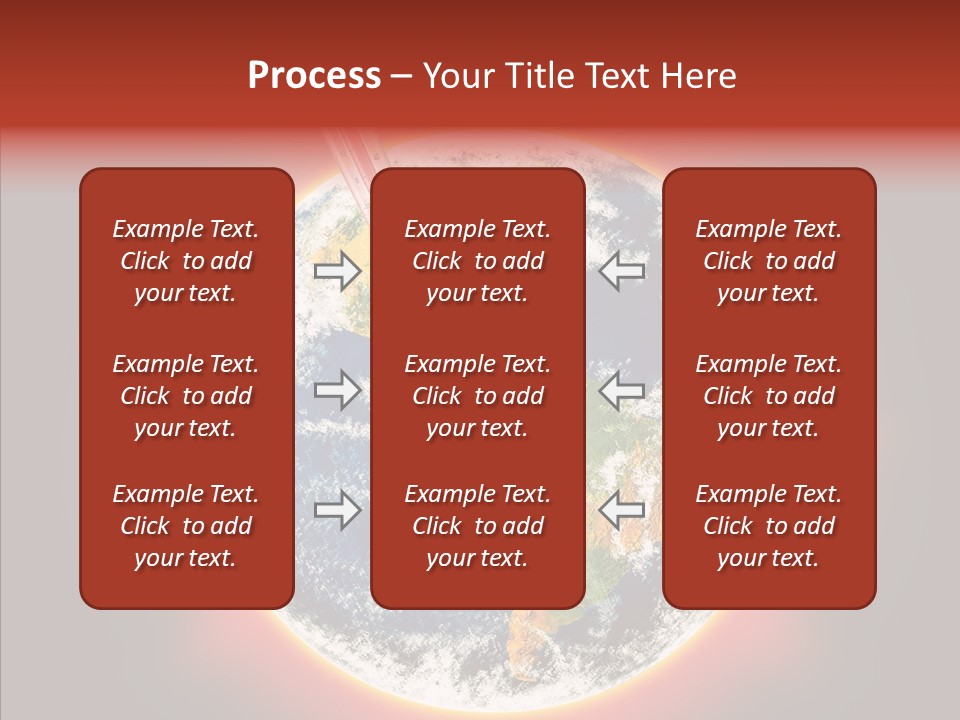 Warm Damage Global PowerPoint Template