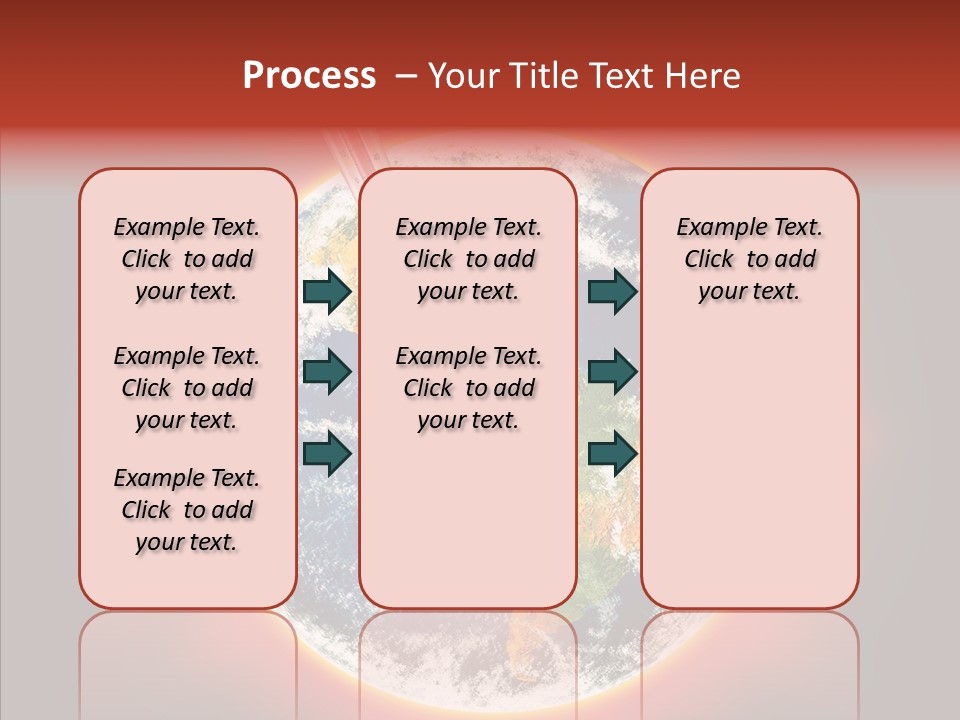 Warm Damage Global PowerPoint Template