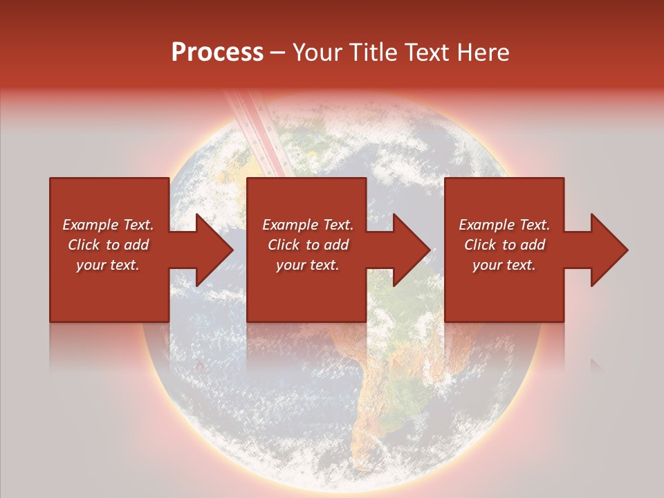Warm Damage Global PowerPoint Template