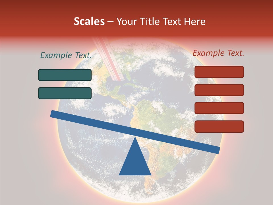 Warm Damage Global PowerPoint Template