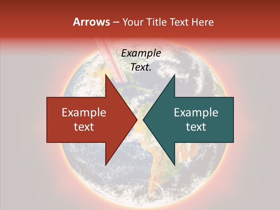 Warm Damage Global PowerPoint Template
