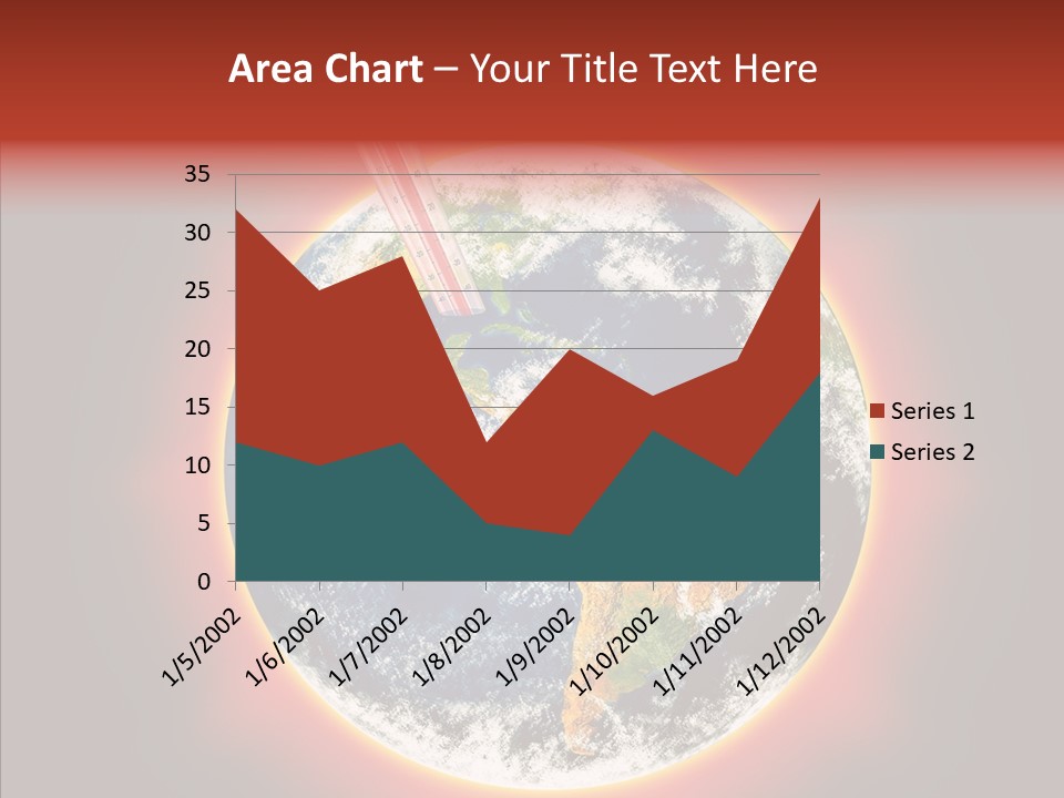 Warm Damage Global PowerPoint Template