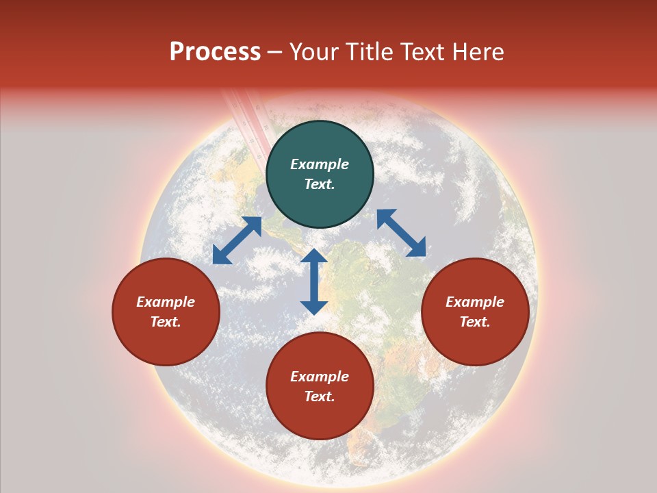Warm Damage Global PowerPoint Template