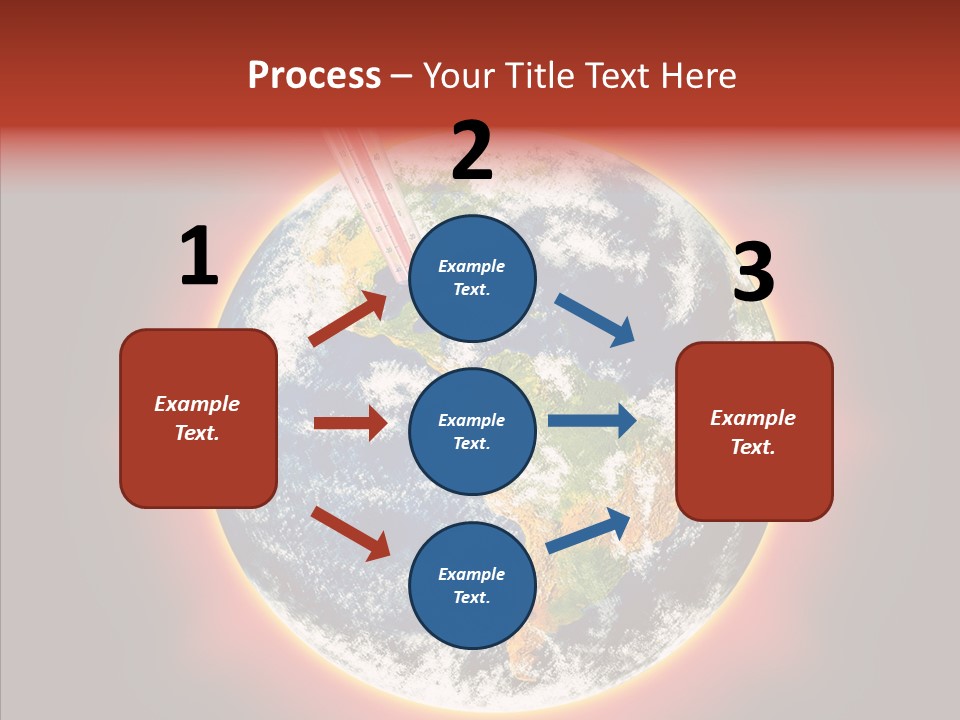 Warm Damage Global PowerPoint Template