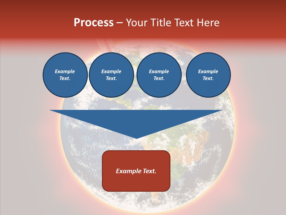 Warm Damage Global PowerPoint Template