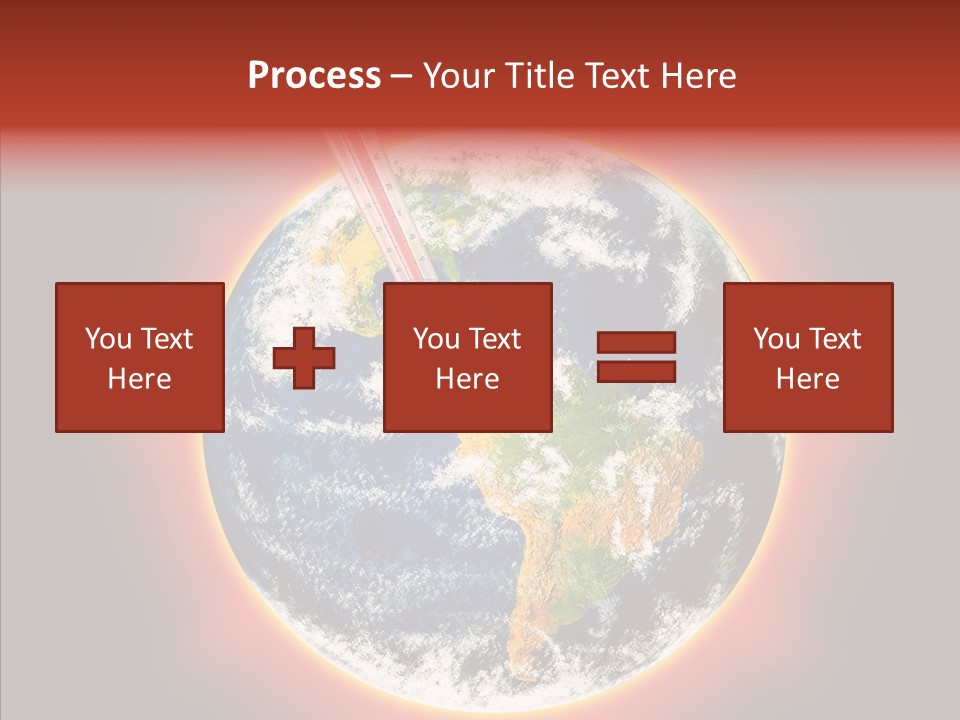 Warm Damage Global PowerPoint Template