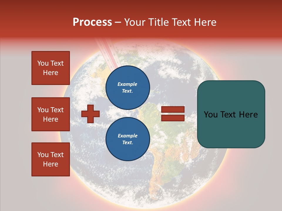 Warm Damage Global PowerPoint Template