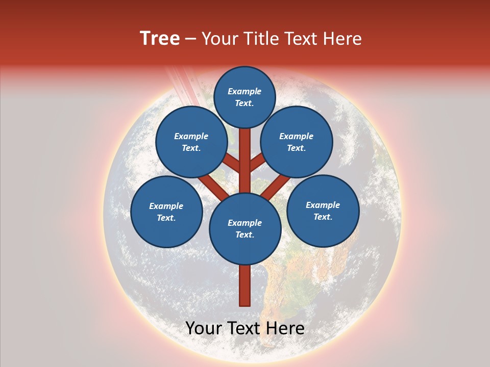 Warm Damage Global PowerPoint Template