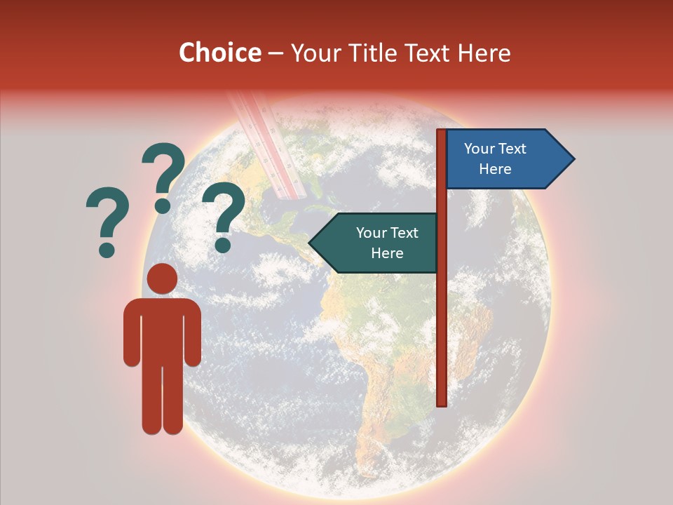 Warm Damage Global PowerPoint Template