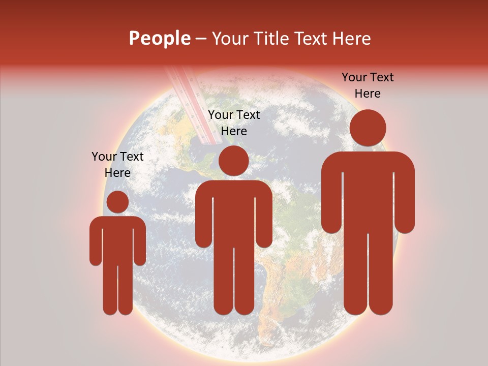 Warm Damage Global PowerPoint Template