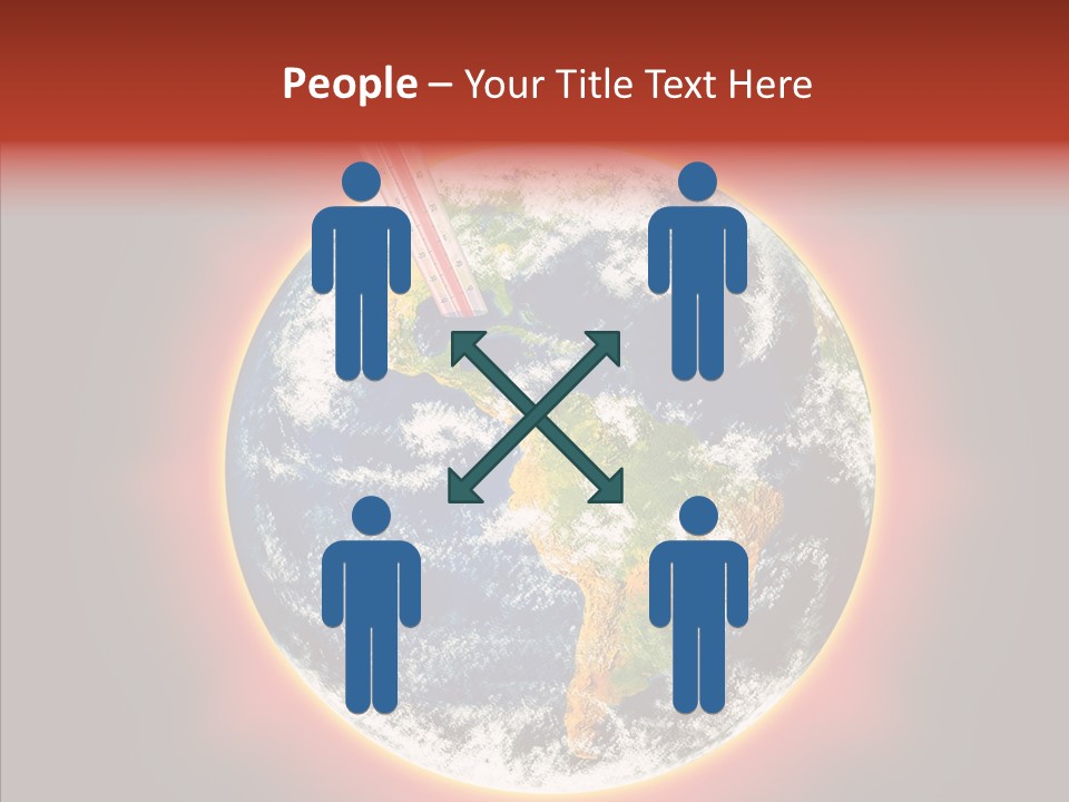 Warm Damage Global PowerPoint Template
