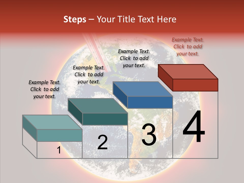 Warm Damage Global PowerPoint Template