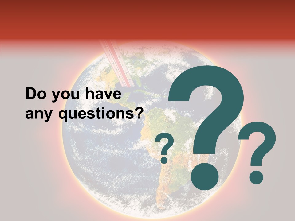 Warm Damage Global PowerPoint Template