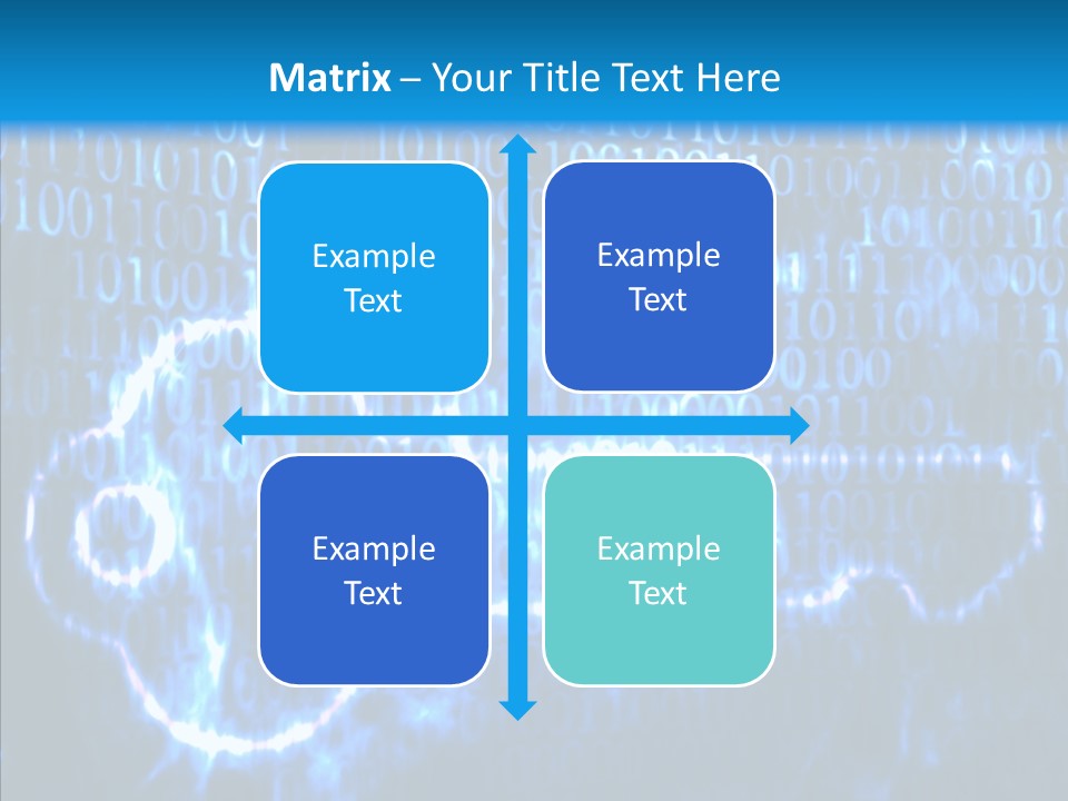 Medium Key Lock PowerPoint Template