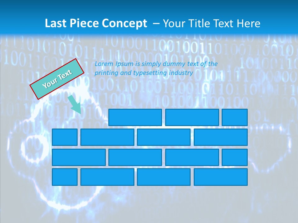 Medium Key Lock PowerPoint Template