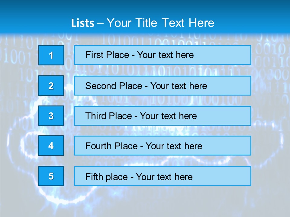 Medium Key Lock PowerPoint Template