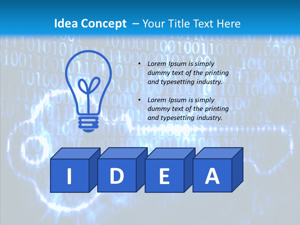 Medium Key Lock PowerPoint Template