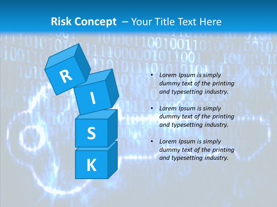 Medium Key Lock PowerPoint Template