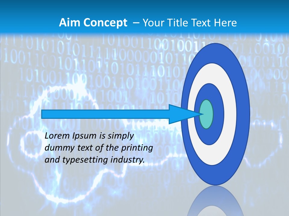 Medium Key Lock PowerPoint Template