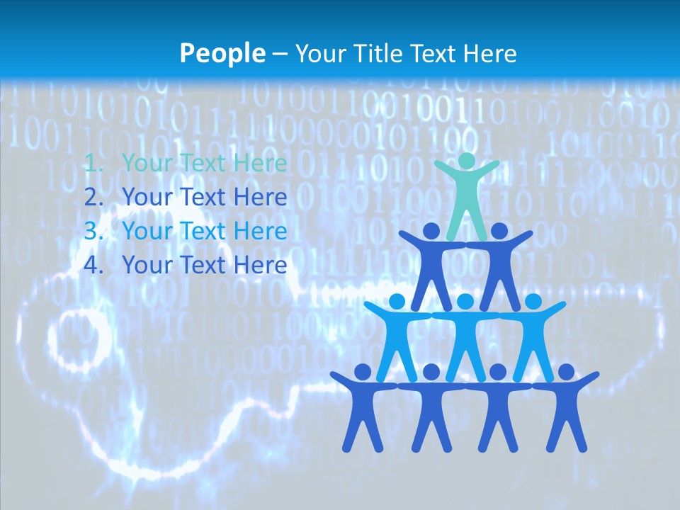 Medium Key Lock PowerPoint Template