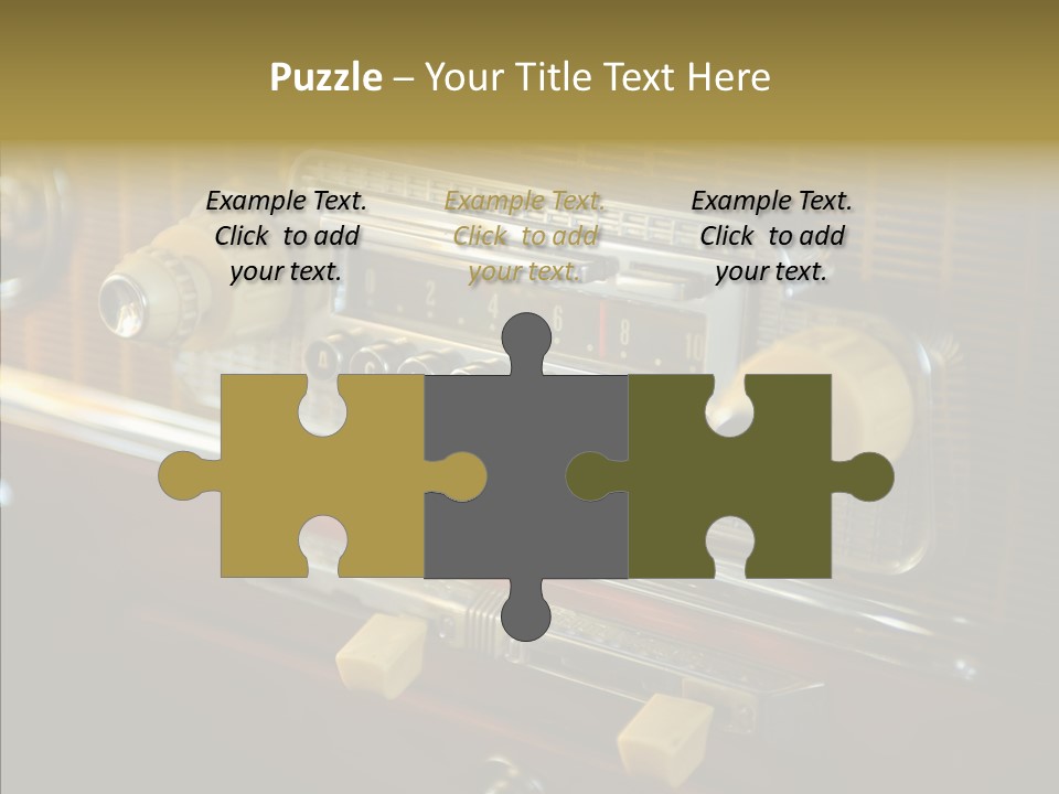 Wood Exhibit Key PowerPoint Template