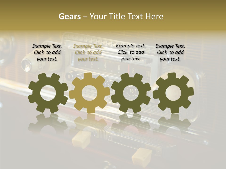 Wood Exhibit Key PowerPoint Template