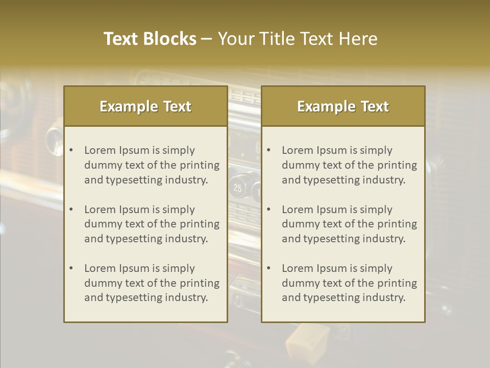 Wood Exhibit Key PowerPoint Template