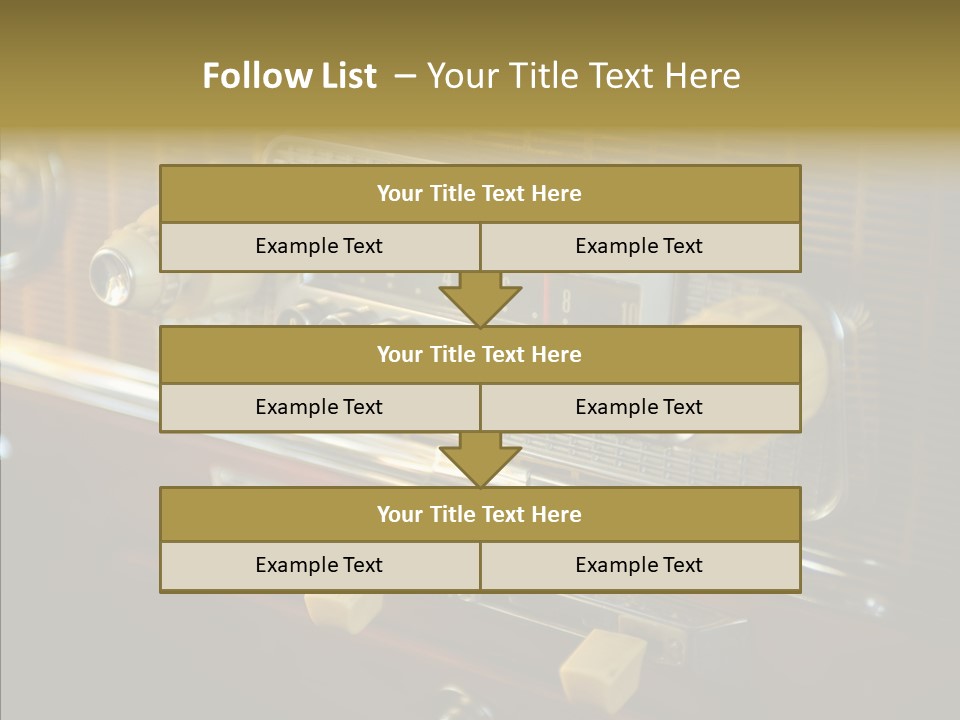 Wood Exhibit Key PowerPoint Template