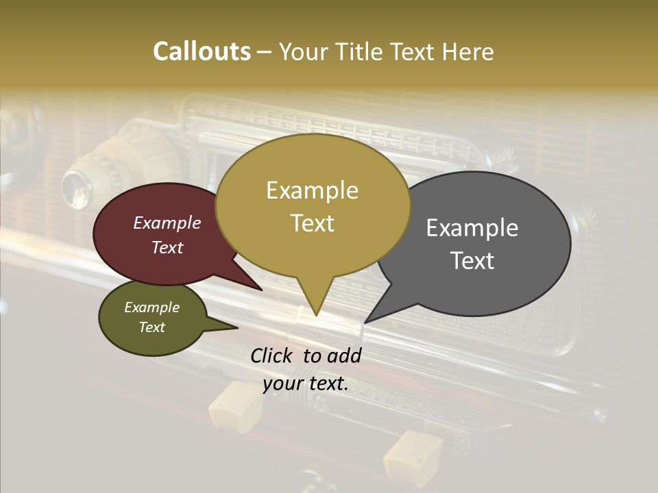 Wood Exhibit Key PowerPoint Template